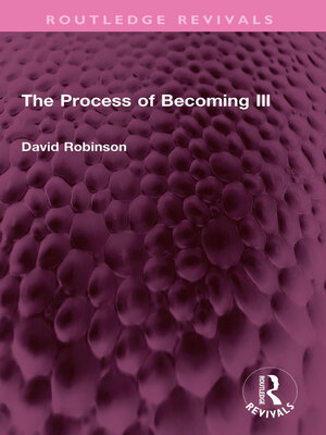 cover image of The Process of Becoming Ill